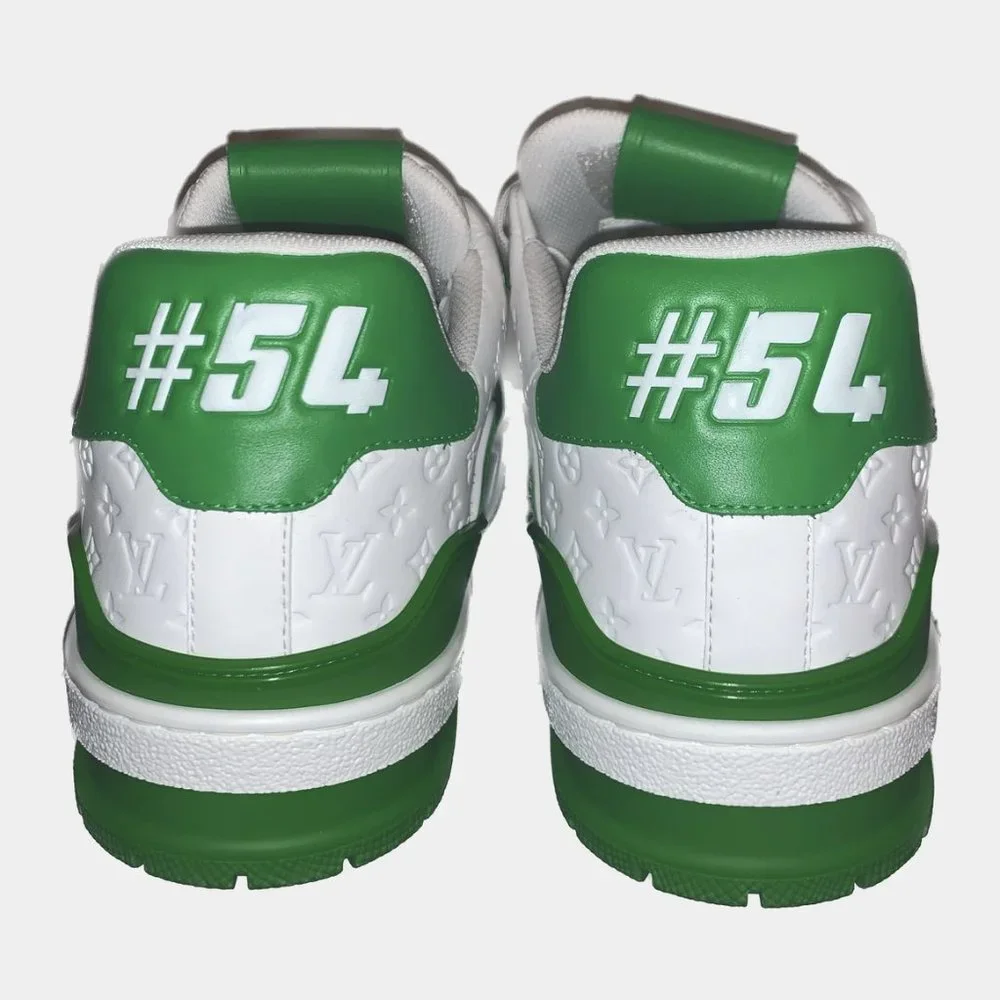 Mens Louis Vuitton LV Trainer Sneaker in Grey - Picture 4 of 5